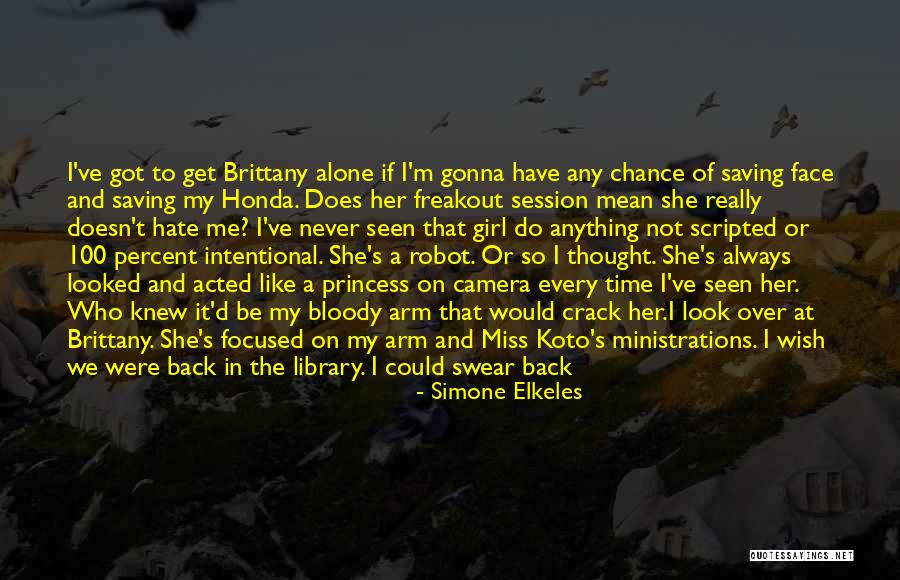 Camera Girl Quotes By Simone Elkeles Camera Girl Quotes By Simone Elkeles