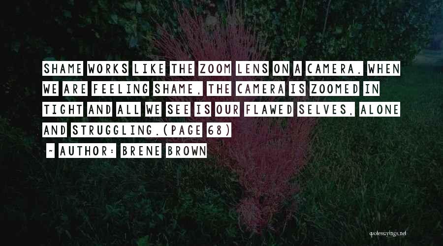 Camera Lens Quotes By Brene Brown