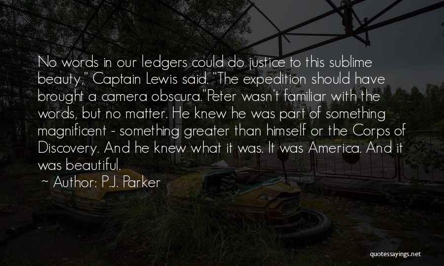Camera Obscura Quotes By P.J. Parker