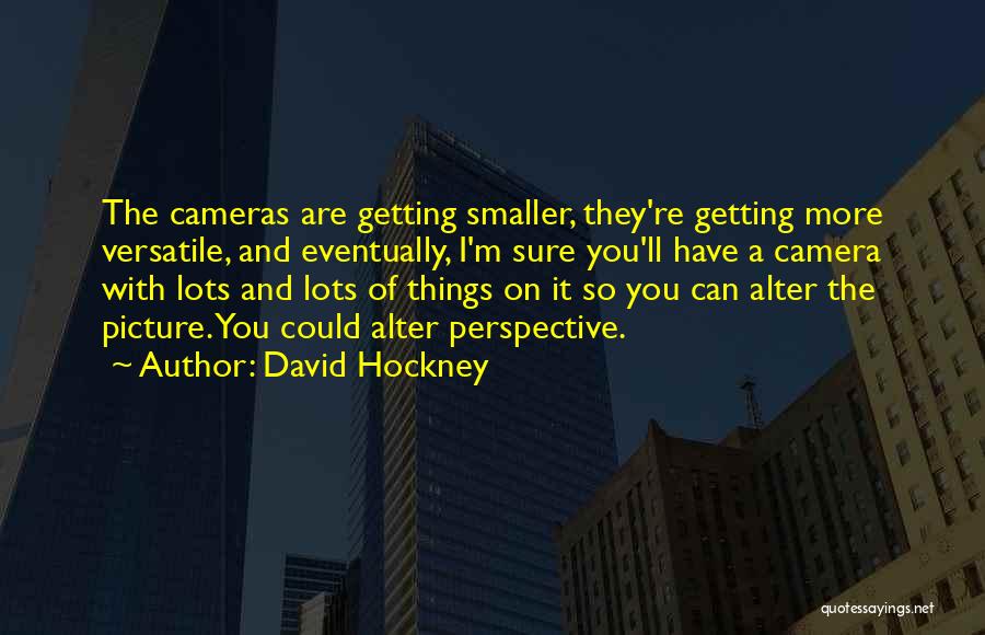 Camera Picture Quotes By David Hockney