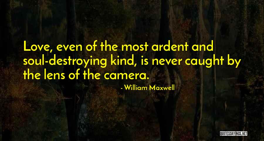Cameras And Love Quotes By William Maxwell Cameras And Love Quotes By William Maxwell