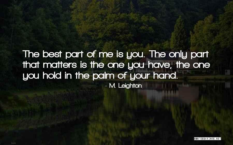 Camillenaturals Quotes By M. Leighton Camillenaturals Quotes By M. Leighton