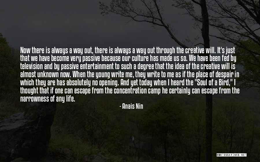 Camp Concentration Quotes By Anais Nin Camp Concentration Quotes By Anais Nin