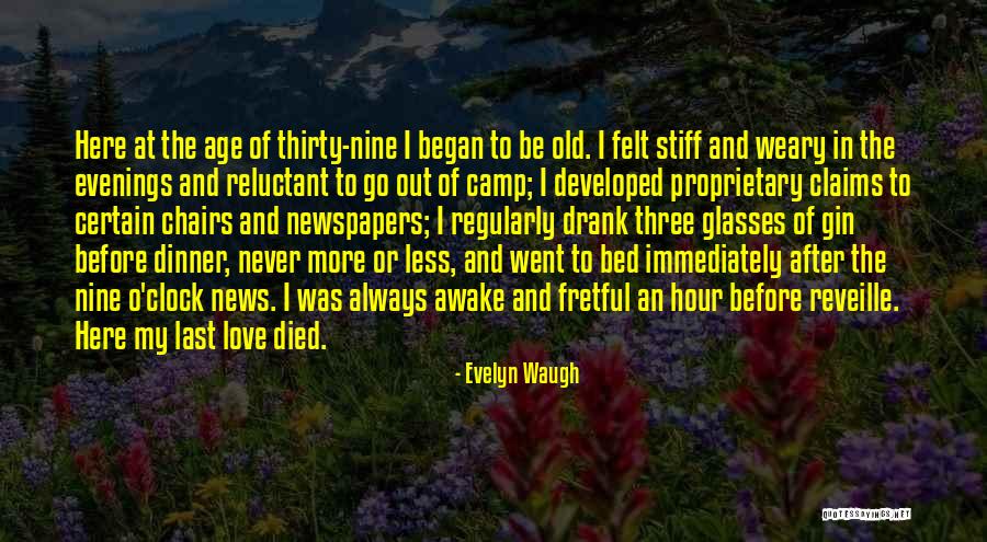 Camp Out Quotes By Evelyn Waugh