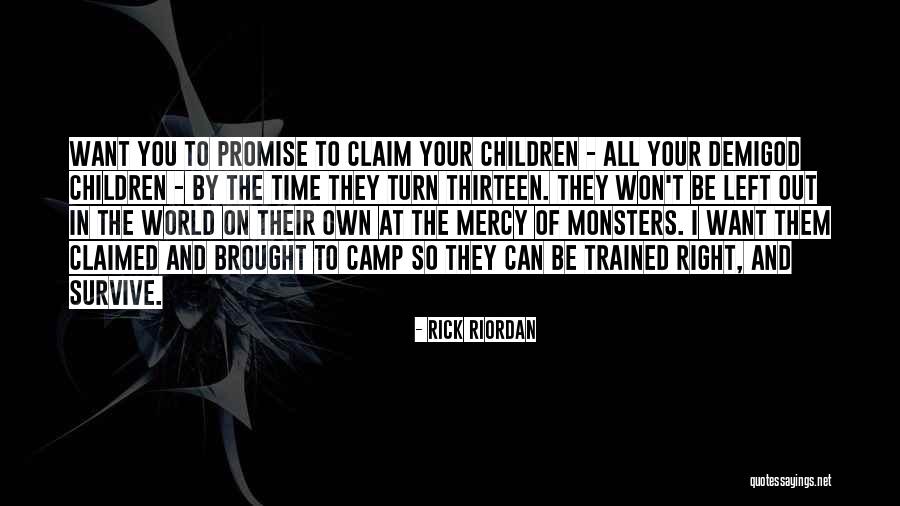 Camp Out Quotes By Rick Riordan