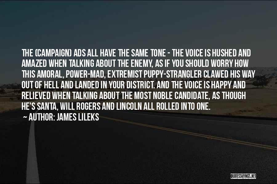 Campaign Ads Quotes By James Lileks