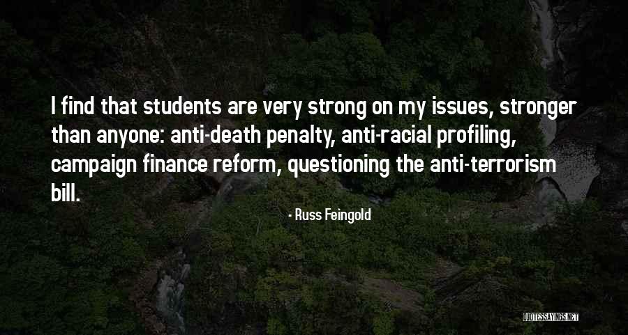 Campaign Finance Reform Quotes By Russ Feingold