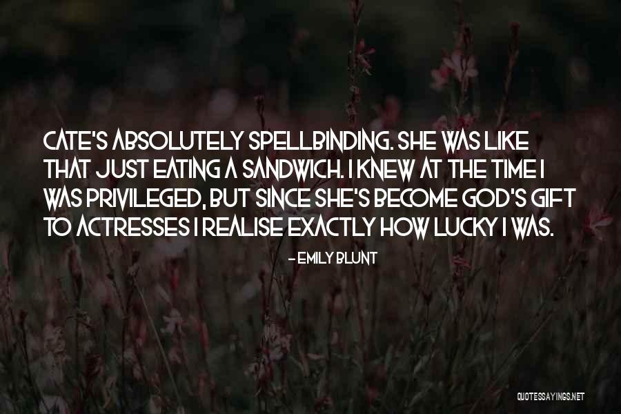 Campostrini Mariano Quotes By Emily Blunt Campostrini Mariano Quotes By Emily Blunt