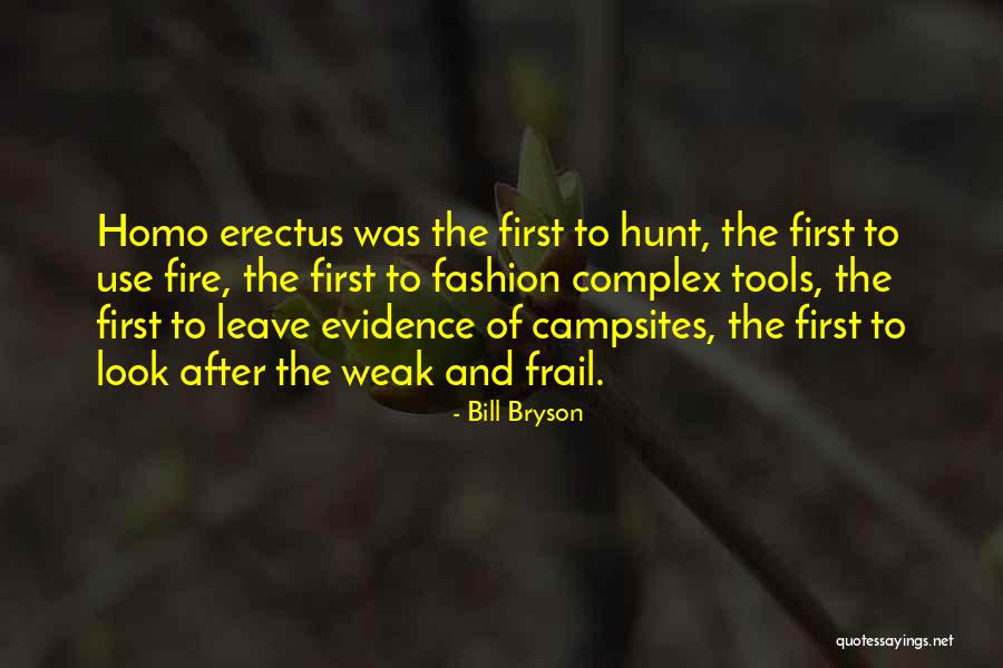 Campsites Quotes By Bill Bryson