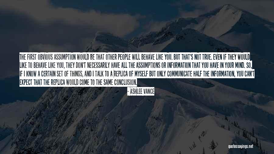 Can A Conclusion Have Quotes By Ashlee Vance Can A Conclusion Have Quotes By Ashlee Vance