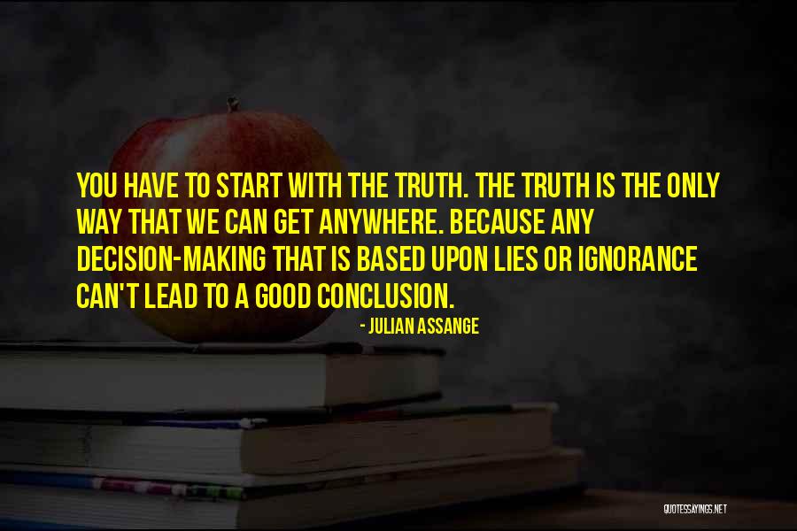Can A Conclusion Have Quotes By Julian Assange Can A Conclusion Have Quotes By Julian Assange