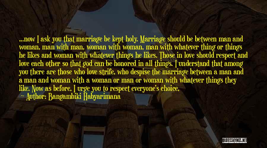 Can A Marriage Be Saved Quotes By Bangambiki Habyarimana