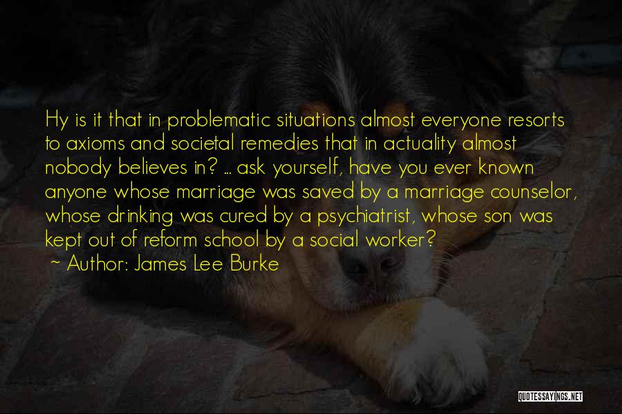 Can A Marriage Be Saved Quotes By James Lee Burke