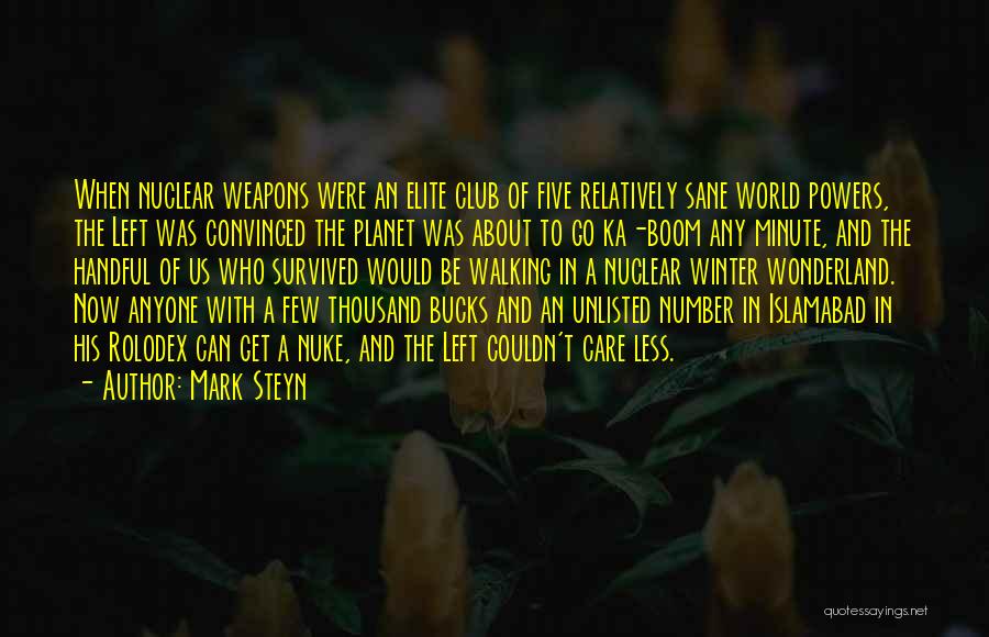 Can Care Less Quotes By Mark Steyn