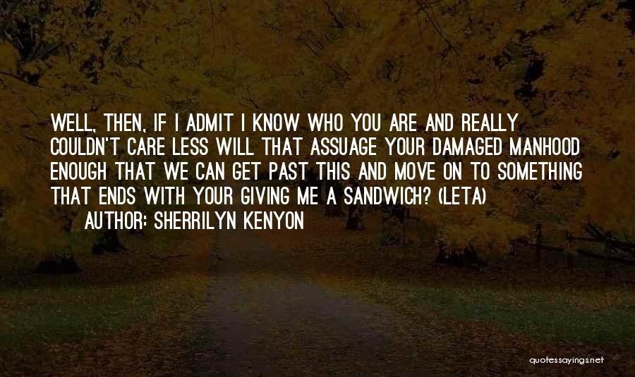 Can Care Less Quotes By Sherrilyn Kenyon