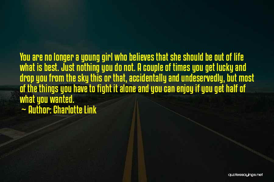 Can Do It Alone Quotes By Charlotte Link