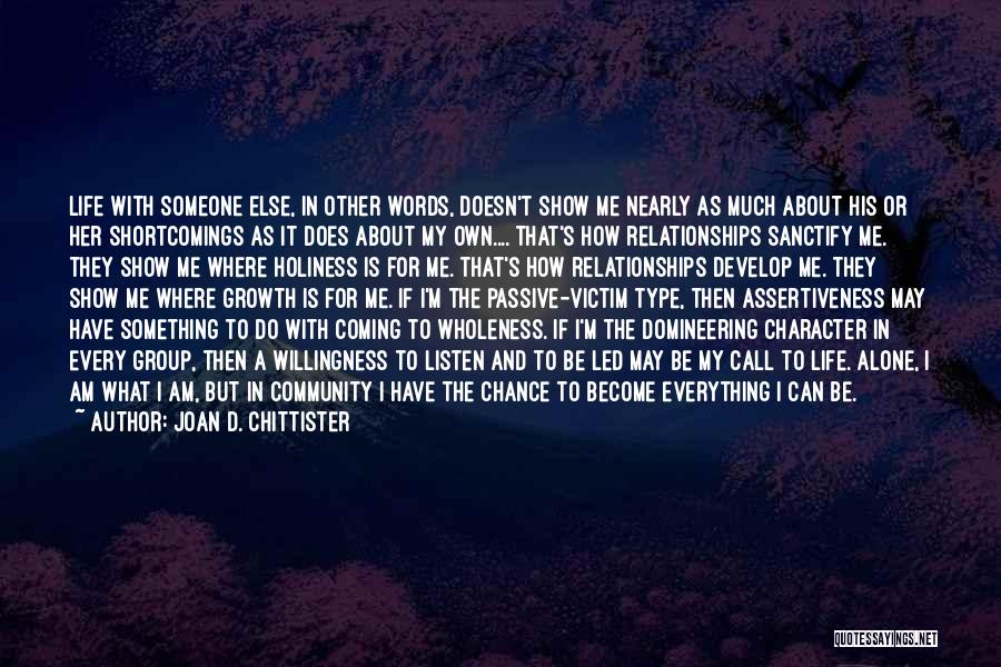 Can Do It Alone Quotes By Joan D. Chittister