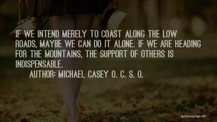 Can Do It Alone Quotes By Michael Casey O. C. S. O.