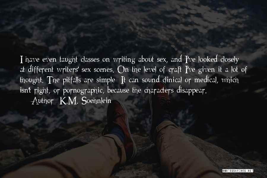 Can I Disappear Quotes By K.M. Soehnlein