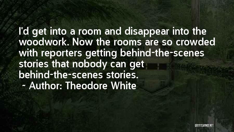 Can I Disappear Quotes By Theodore White