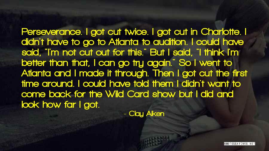 Can I Go Back In Time Quotes By Clay Aiken Can I Go Back In Time Quotes By Clay Aiken