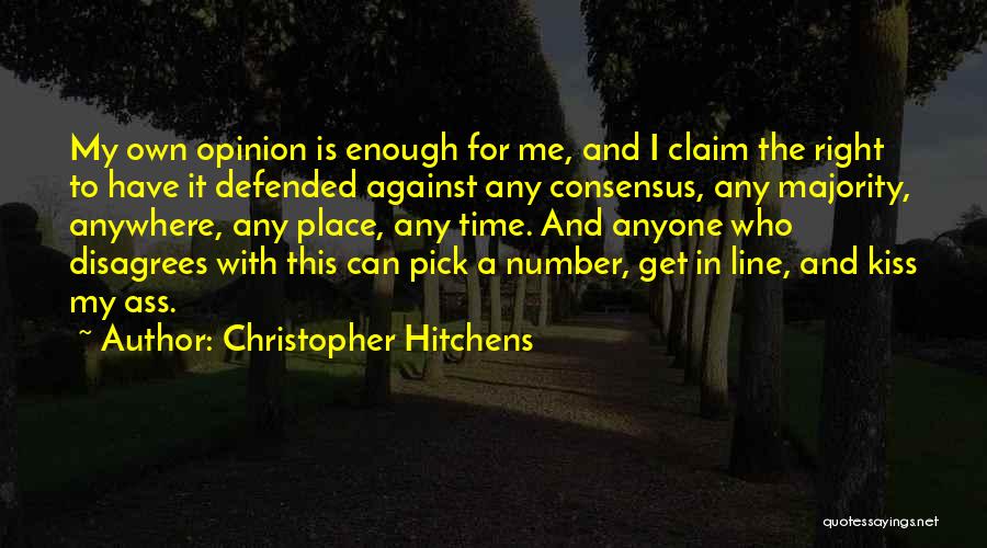 Can I Have A Kiss Quotes By Christopher Hitchens