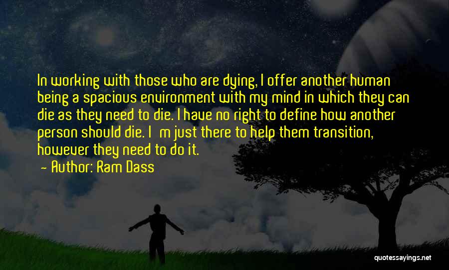 Can I Just Die Quotes By Ram Dass