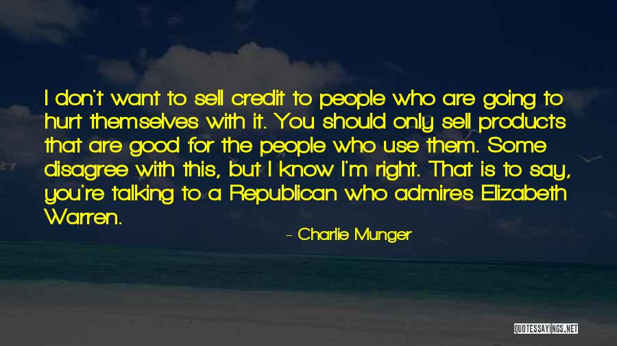 Can I Sell Products With Quotes By Charlie Munger