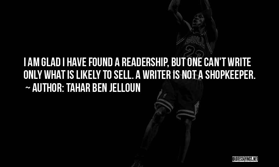 Can I Sell Quotes By Tahar Ben Jelloun