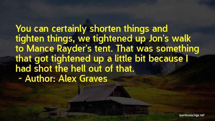 Can I Shorten Quotes By Alex Graves