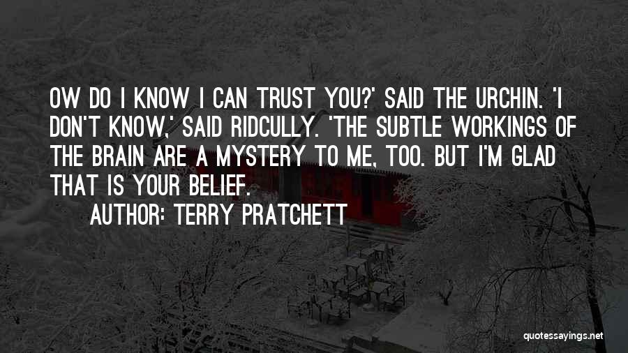 Can I Trust You Quotes By Terry Pratchett