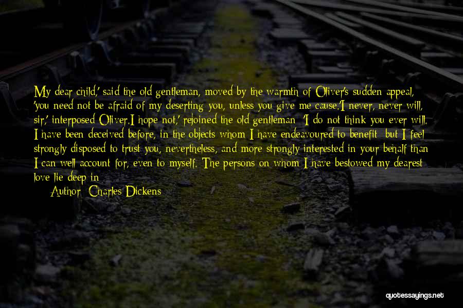 Can I Trust You With My Heart Quotes By Charles Dickens
