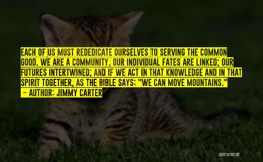 Can Move Mountains Quotes By Jimmy Carter