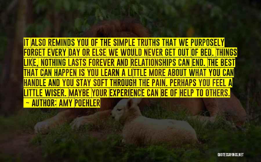 Can Never Forget You Quotes By Amy Poehler