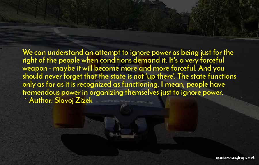 Can Never Forget You Quotes By Slavoj Zizek