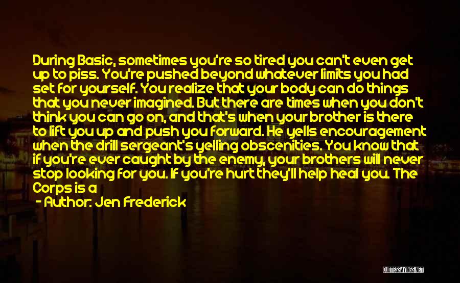 Can Never Go Back Quotes By Jen Frederick