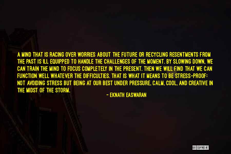 Can Not Handle Quotes By Eknath Easwaran