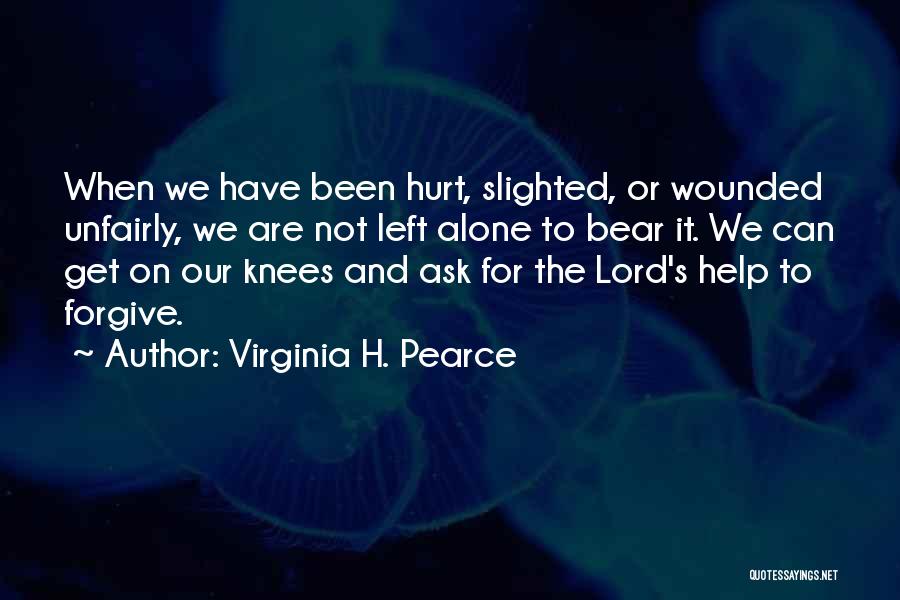 Can Not Help Quotes By Virginia H. Pearce