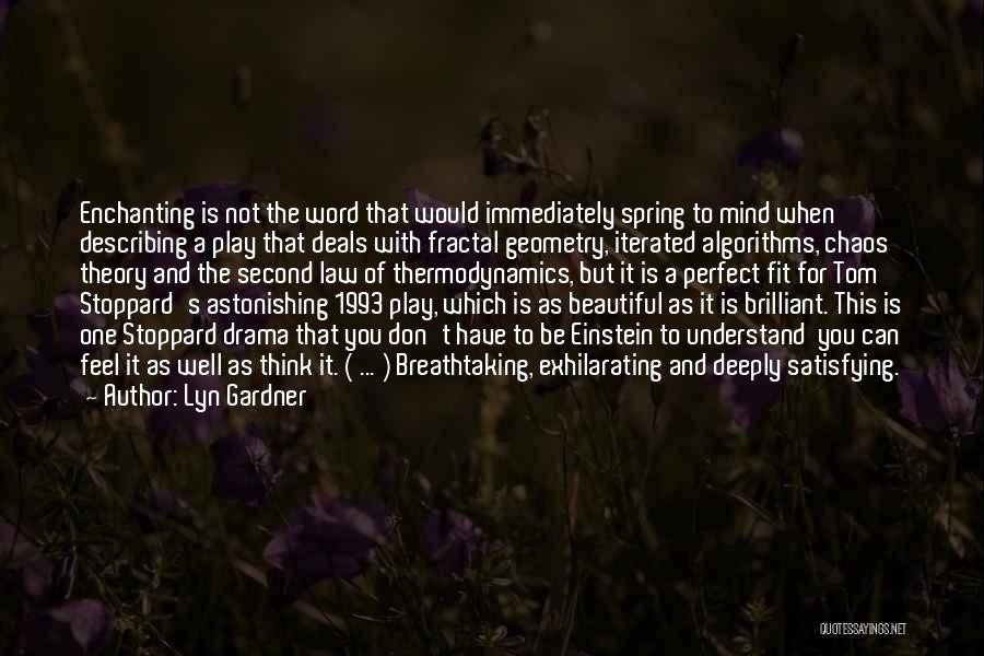 Can Not Understand Quotes By Lyn Gardner
