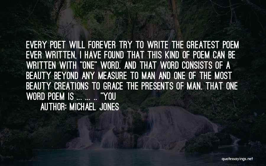 Can Poems Have Quotes By Michael Jones