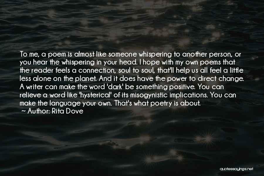 Can Poems Have Quotes By Rita Dove