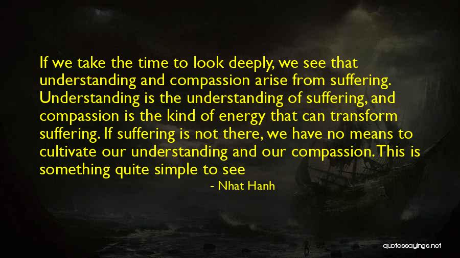 Can See Quotes By Nhat Hanh