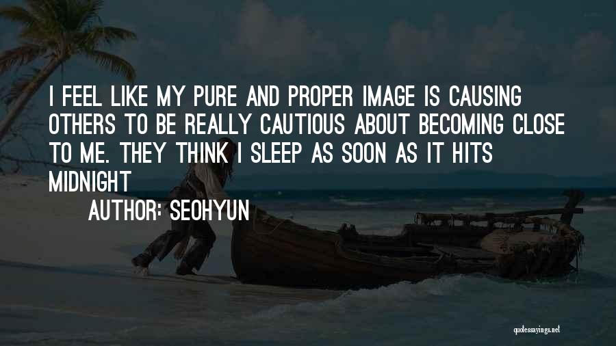 Can Sleep Thinking About You Quotes By Seohyun