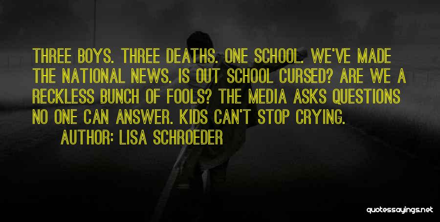 Can Stop Crying Quotes By Lisa Schroeder