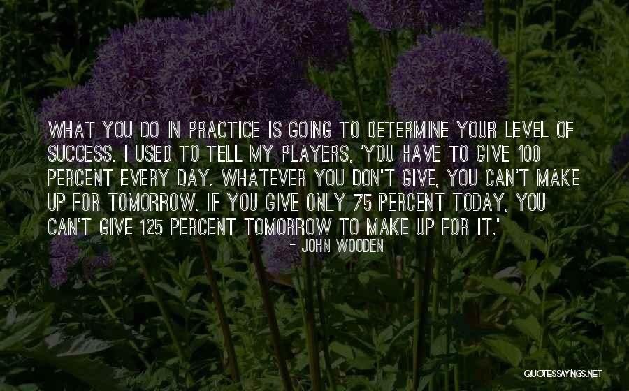 Can Tell Quotes By John Wooden