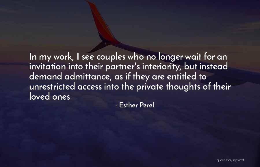 Can Wait To See You My Love Quotes By Esther Perel