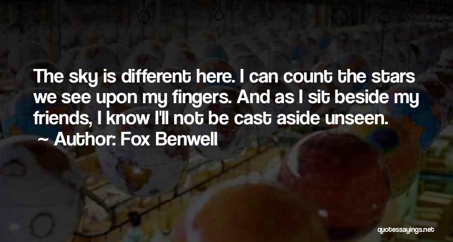 Can We Be Friends Quotes By Fox Benwell