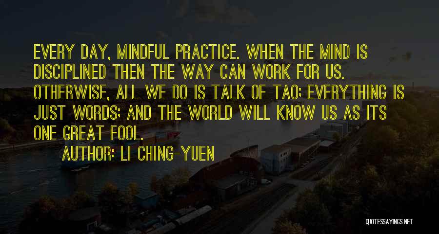 Can We Just Talk Quotes By Li Ching-Yuen