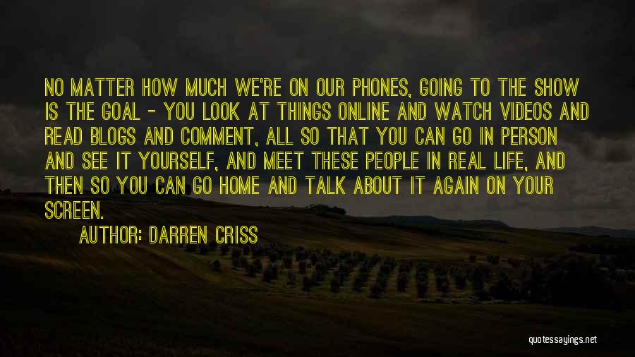 Can We Meet Again Quotes By Darren Criss