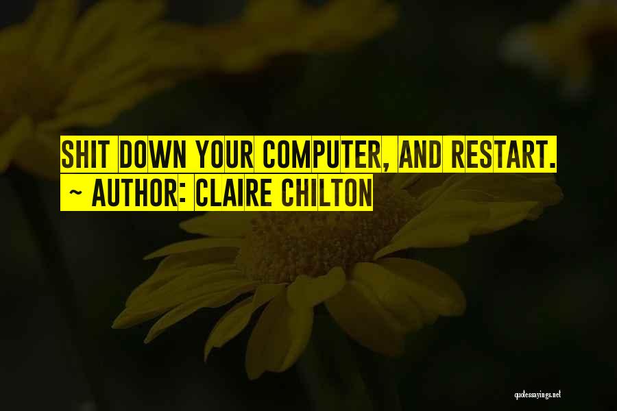 Can We Restart Quotes By Claire Chilton